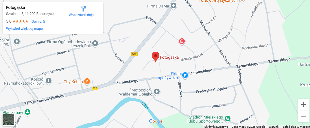 Mapa lokalizacji firmy FotoGąska